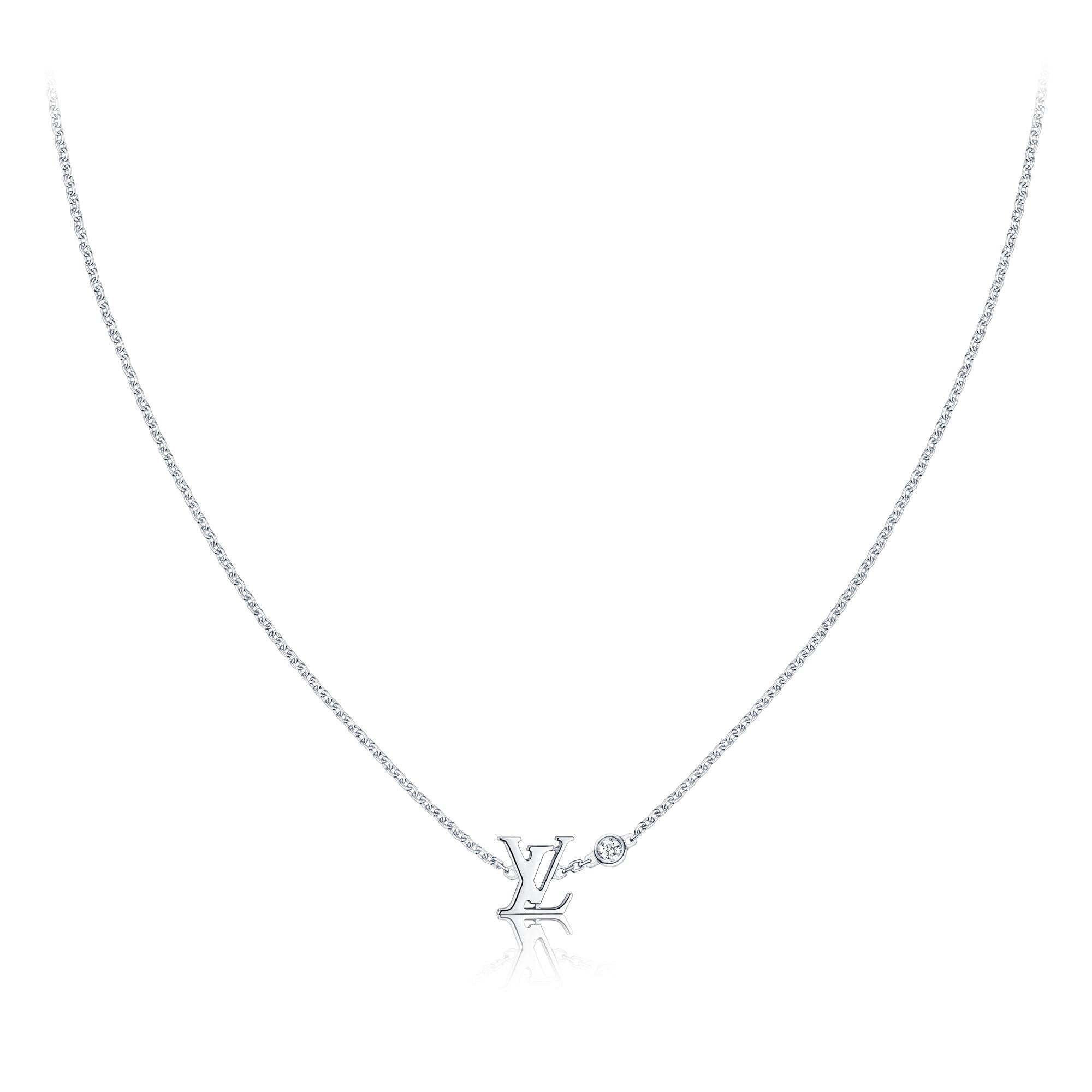 Louis vuitton 2025 necklace silver